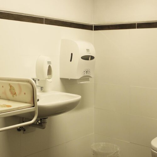 barrierefreies WC im Restaurant